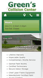 Mobile Screenshot of greenscollisioncenter.com